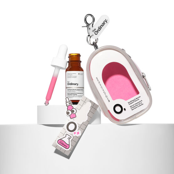 Kit com Chaveiro The Ordinary Soothing Barrier Support S&eacute;rum